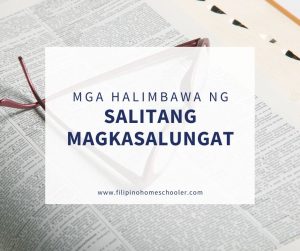 salitang magkasalungat
