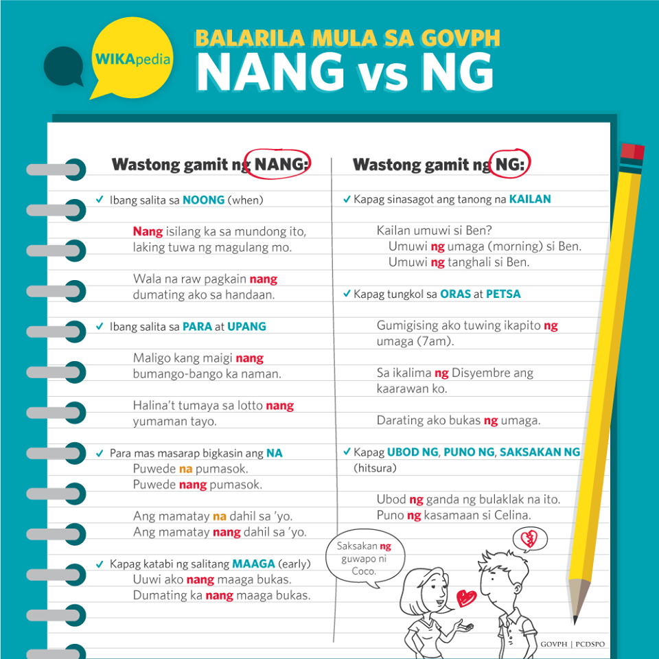 When to Use Nang vs Ng — The Filipino Homeschooler
