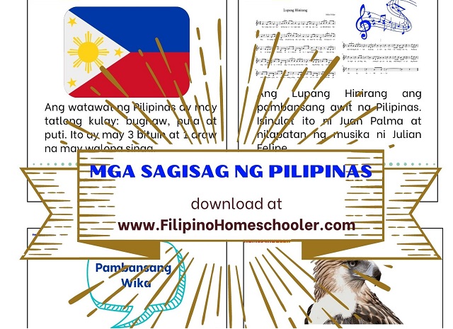 Ng mga pilipinas sagisag Mga pambansang